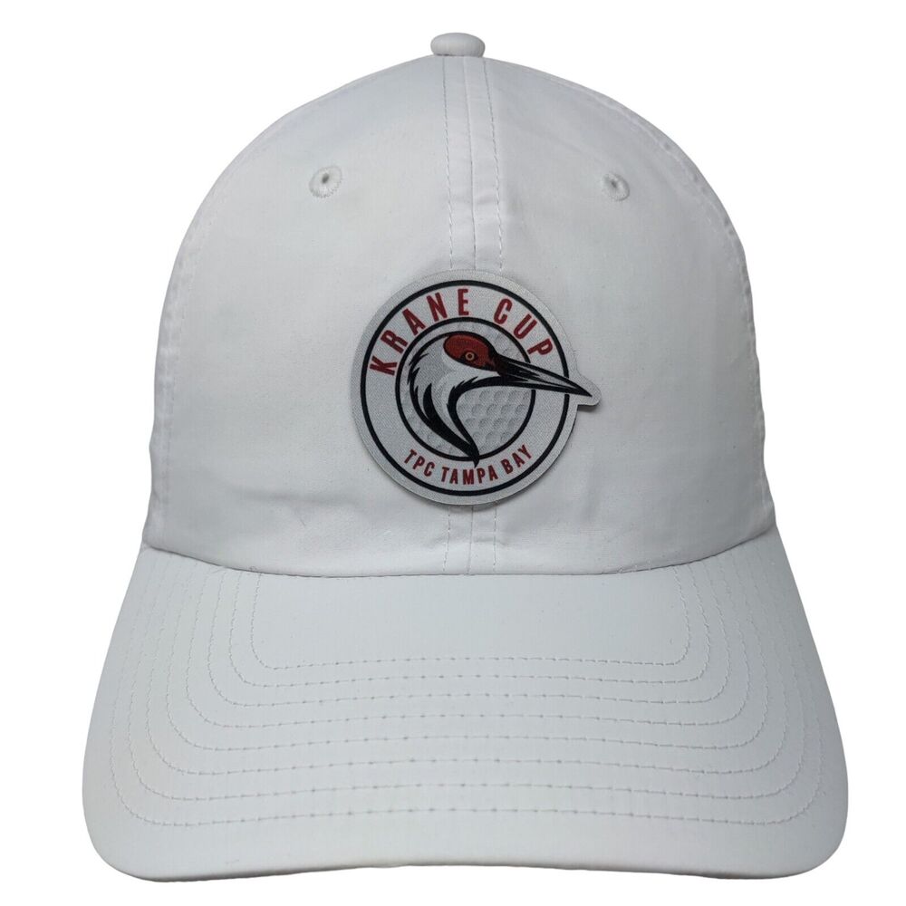 Krane Cup TPC Tampa Bay Strapback Hat White OSFM Embroidered Levelwear